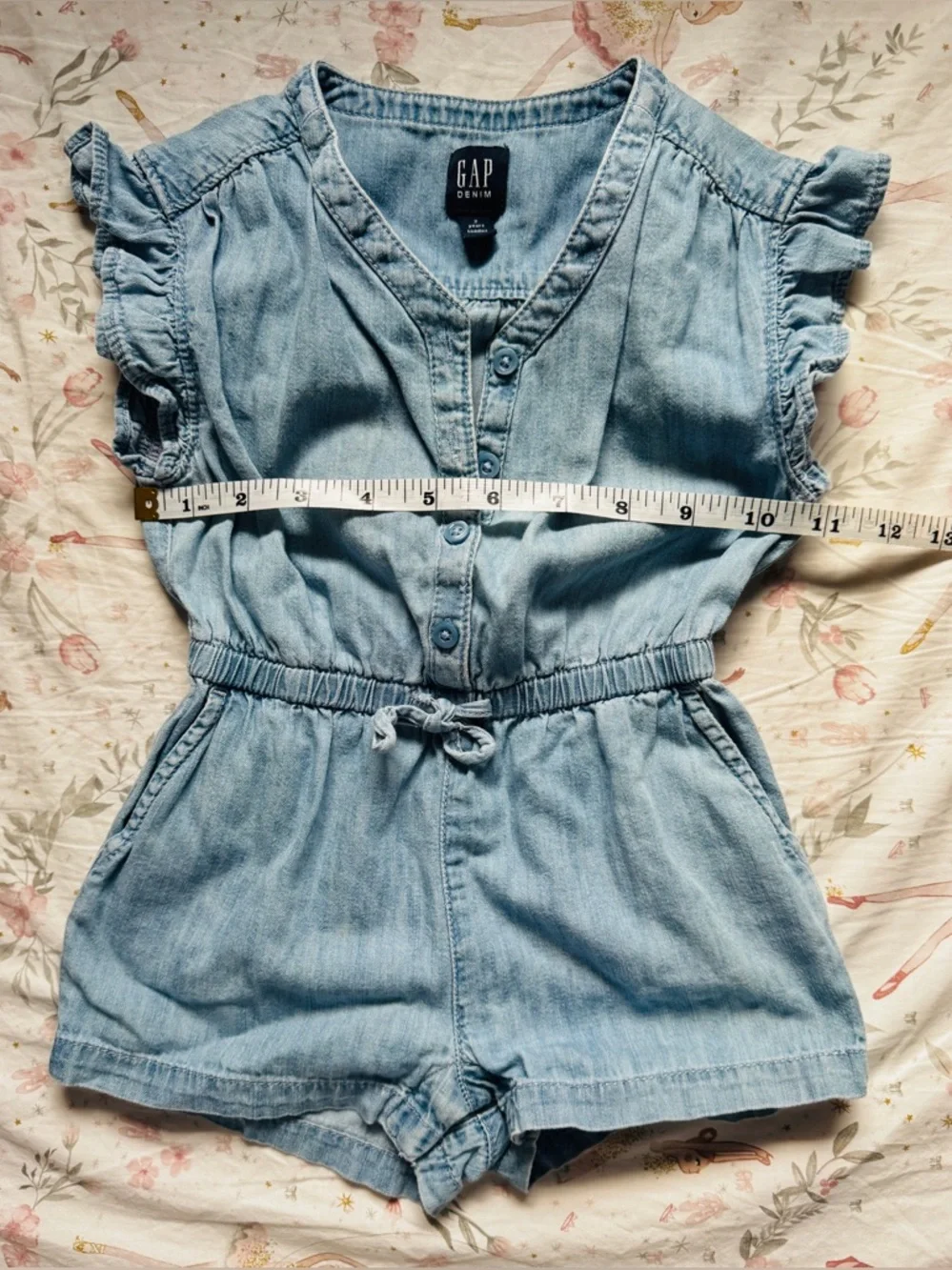 Toddler Girls Size 2 Denim Romper Bundle | Gap + Cat & Jack | Preppy Summer